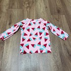 Hanna Andersson Girls Pink Red Watermelon Long Sleeve Rash Guard Size 18-24m