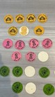 Rare Vintage 1970s Ralston Freakies Cereal Fun Dots Premiums Stickers 40 Total 
