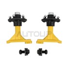 New Upgrade 5x 5 5 Lug Superior Shipping Container Wheels  Bolt-on Spindle Kit