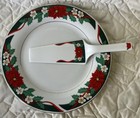 1994    deck The Halls    Fine China Serving Pieces Set Of 2 Plus Original Box
