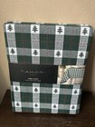 Tahari Tablecloth Christmas Trees Plaid New Green 60   x84    New Oblong