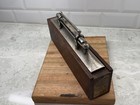 Antique Goodell-pratt No  822 Nickel-plated Adjustable Bench Level    fingerbox