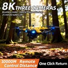 B9 Pro Rc Drone 4k Hd Dual Camera Foldable Wifi Fpv Optical Flow