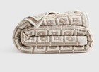 Nwot Quince King Cal King Jacquard Coverlet 2 Shams Toffee Organic Cotton