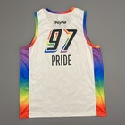Phoenix Mercury Wnba Pride Day Rainbow Basketball Jersey 97 Adult Xl