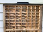 Antique Wooden Printers Drawer Tray Hamilton Type Letterpress Shadow Box Jd11