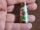 Vtg Cloisonne Thimble Taller Than Normal Enamel Chinese Gold Tone
