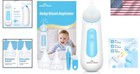Gentle Usb Rechargeable Baby Nasal Aspirator With 3 Suction Levels   Night Light