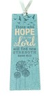 Christian Art Gifts Vegan Faux Leather Scripture Bookmark Hope Isaiah 40 31