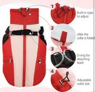 Fleece Lining Dog Coat With Harness Built In extra Warm Medium Dog Jacket Medium
