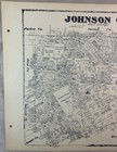 Antique General Land Office Map Johnson County Texas Showing Plats   