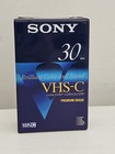 Sony Premium Vhs-c 30 Minute Camcorder Video Cassette Tape New Sealed
