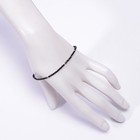 Aaa Natural Black Spinel 925 Sterling Silver Faceted Beads Bracelet 7-9  P-816