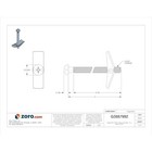 Zoro Select U63265 025 0400 Toggle Bolt  90 Lb Tension Strength  4 l  Steel  50