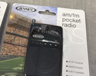 Jensen Mr-80 Am fm Portable Pocket Radio Small Compact New For Seniors Emergency
