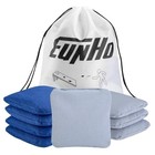 Regulation Cornhole Bags Set Of 8 16 Oz 6x6 Inch All Weather Duck Canvas