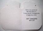 Mouse   Pumpkin Unsigned Vintage Thanksgiving  Greeting Card  xx11