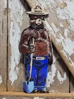 Vintage Smokey The Bear Porcelain Sign Old Us Forest Service National Park Fire