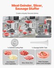 Commercial Electric Meat Grinder Slicer 11 Lbs min Sausage Stuffer Maker Kitchen