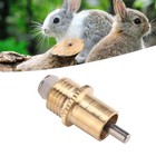 20pcs Stainless Steel Rabbit Water Feeder Automatic Rabbit Drinker Nipple Easy U