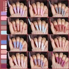 Full Cover Color Press On Coffin Nails  576pcs Fake Nail Tips In 24 Colors  G   