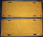 1924 Michigan License Plate Pair