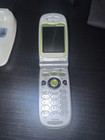Toshiba A1304tii Au Kddi Flip Phone Green W  Battery   Charger Japan Vintage