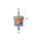 10pcs Universal Mini Small Engine Fram Plastic Inline Fuel Gas Filter 1 4  6-7mm
