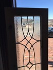 Sg 3235 Antique Textured And Beveled Glass Transom Window 14 75 X 61