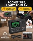 Aroma Digital Metronome Tuner For All Instruments - Guitar  Piano - 3 In 1