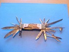 Antique 18th Century Medical Multi Tool Pocket Knife Stag Scales   Blade Opener
