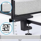 Portable Table Tennis Net Set  Easy Setup Ping Pong Net With Support Posts