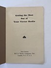 Vtg 1930s Rca Victor Radio Instruction Manual Booklet Getting The Most Out Of