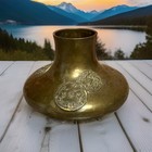 Chinese Bronze   Vase Mystical Animals Birds Dogs Bowl Jardiniere Brass Bulbous