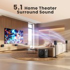 Surround Sound Systems Home Theater System - 800 Watts Peak Power 6 5  Subwoofer