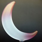 Moon Perfume Bottle Of Hand Blown Glass Gold Crystal