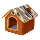 Dog Cat House Kennel Insulation Soft Dog Cat Bed Plush Cat Puppy Cave Detachable