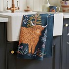 Highland Cow Connie Coo Cotton Tea Towel Ulster Weavers Uk