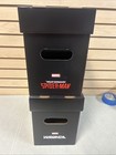 Marvel Graphic Comic Storage Box Lot Of 2 - Miles Morales Spider-man   Wakanda