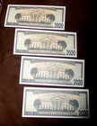 4 Lot Donald Trump 2020 Dollar Bill Play Funny Money Novelty Note Maga Currency