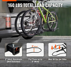 2 Bike Rack Carrier Vehicle Mount Truck Hitch Heavy  Folding W lock 160 150 80lb