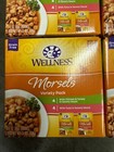 Wellness Healthy Morsels Grain-free Wet Cat Food  4 Boxes  32 Pouches Exp 5 24