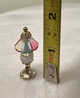 Dollhouse Miniature Handmade Table Lamp W stained Glass Style Shade 1 12 Read