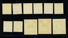  kuwait  1948 Kgvi Surcharges Sg 64 To 73a Mnh Vf Sc Cv 185 Ca2696