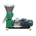 2 3 4 5 6 8 10 12mm Plates Animal Feed Pellet Mill Machine 220v 3rollers 200kg h