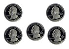 2019 -s Parks Quarter Proof Year Set Dcam  clad  Coins Only