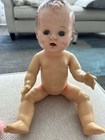 Vintage Doll In Vintage Crocheted Bunting