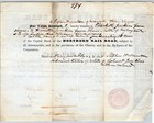 1847 Boston  Ma Northern Railroad Stock Certificate No  588 For 16 Shares