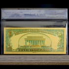 100mg 24k Gold 1928  5 Five Dollar Bill Gold Certificate Banknote With White Coa