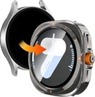 For Samsung Galaxy Watch7 6 44 40mm Case With Tempered Glass Screen Protector